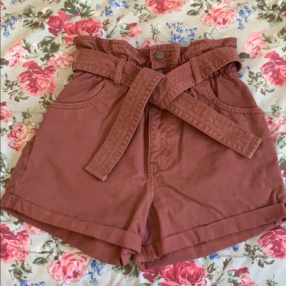 Abercrombie & Fitch paper bag high waist shorts
